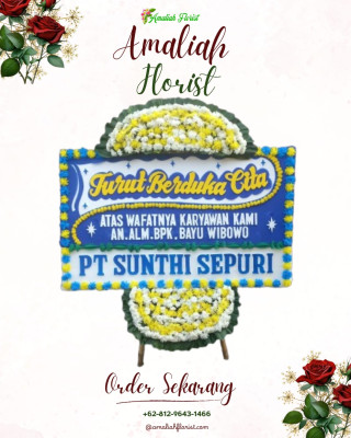 Papan Bunga Duka di Talasi